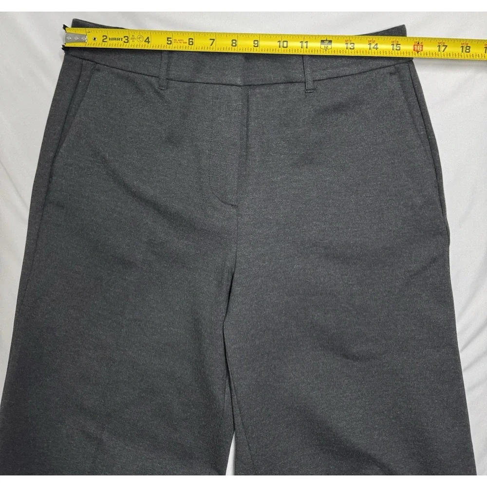 Boden Wide‎ Leg Dress Pants Gray Herringbone Womens Size 10P